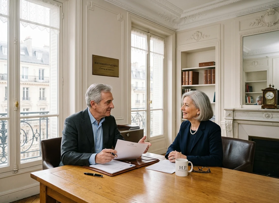 Un conseiller ARTEX en rendez-vous avec des clients seniors